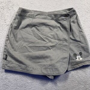 Vintage 90s‎ Mickey Unlimited Skort Shorts Gray Disney Embroidered Logo Size 5